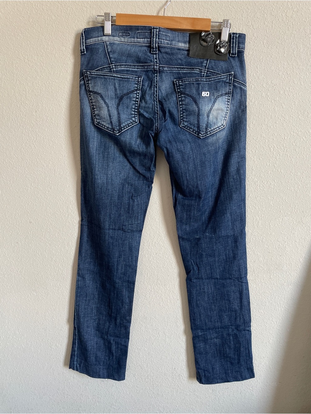 Miss Sixty RARE Y2K Indie Sleaze Low Rise Distressed Jeans - Picture 4 of 9